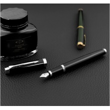 派克（PARKER）2015IM純黑麗雅白夾墨水筆+新款墨水禮盒套裝 商務(wù)辦公 生日禮物/禮品