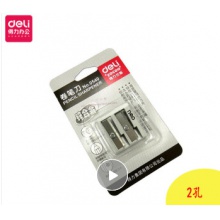 得力（deli） 0540大口徑卷筆刀 不易斷芯 高質(zhì)量鋼質(zhì)轉(zhuǎn)筆刀 削筆器 削筆機(jī) 0540