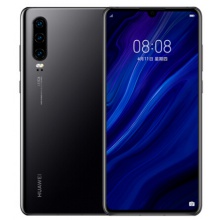 華為 HUAWEI P30 麒麟980AI智能芯片全面屏屏內指紋超感光徠卡三攝手機8GB+128GB亮黑色全網通雙4G手機