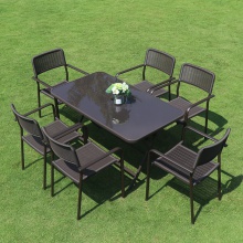 戶(hù)外休閑仿藤桌 桌椅組合 