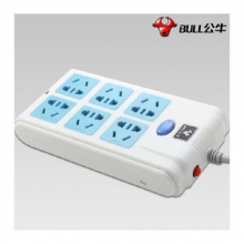 公牛 GN-216 電源插座 一控六（六個(gè)三項(xiàng)）5m 白色（計(jì)價(jià)單位：個(gè)）