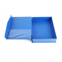 文件盒 35mm檔案盒 A4 磁扣式資料盒 藍色 